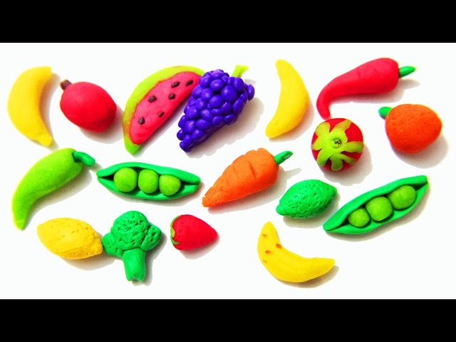 DIY - Miniature Play-doh Fruits - simplekidscrafts 