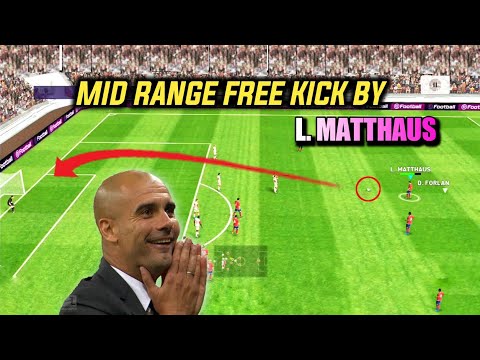 L. MATTHAUS Mid Range Freekick 🥵|pes 2022 | GOAL DIGGERS PES |