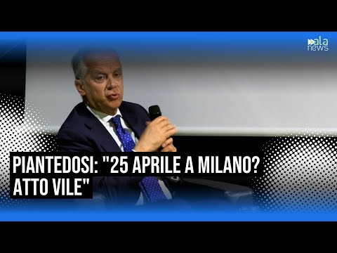 Video 25 aprile, Piantedosi: Gravi manovre diversive dar colpa alle bandiere o alla questura