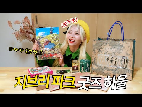 👀한정판 광기🔥 새로 오픈한 <strong>지브리</strong> 파크 <strong>굿즈</strong> 털어옴 [왔다지름신]
