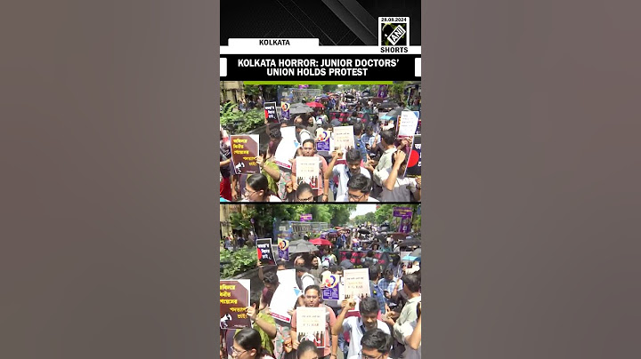Kolkata Horror: Junior doctors’ union holds protest demanding Justice for ‘Abhaya’
