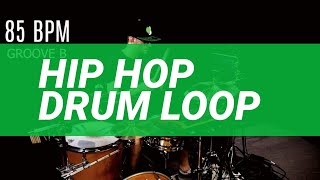 Hip hop drum loop 85 BPM // The Hybrid Drummer Resimi