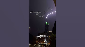 Makkah clock Tower #shorts #viral #reels #makkah #masjidalharam #youtubeshorts #rain #clocktower #yt