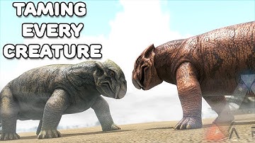 THE LYSTROSAURUS PETTING ZOO | TAMING EVERY CREATURE | ARK SURVIVAL EVOLVED EP59