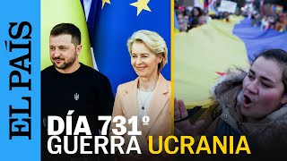 GUERRA UCRANIA | Zelenski homenajea el segundo aniversario rodeado de líderes mundiales | EL PAÍS