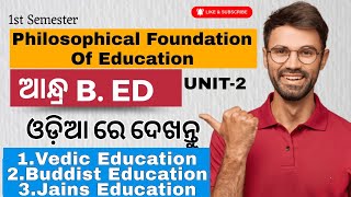 Education During Ancient Pereod ||Vedic Education ||Buddist Education||Jains Education|| PFE Unit-2😱