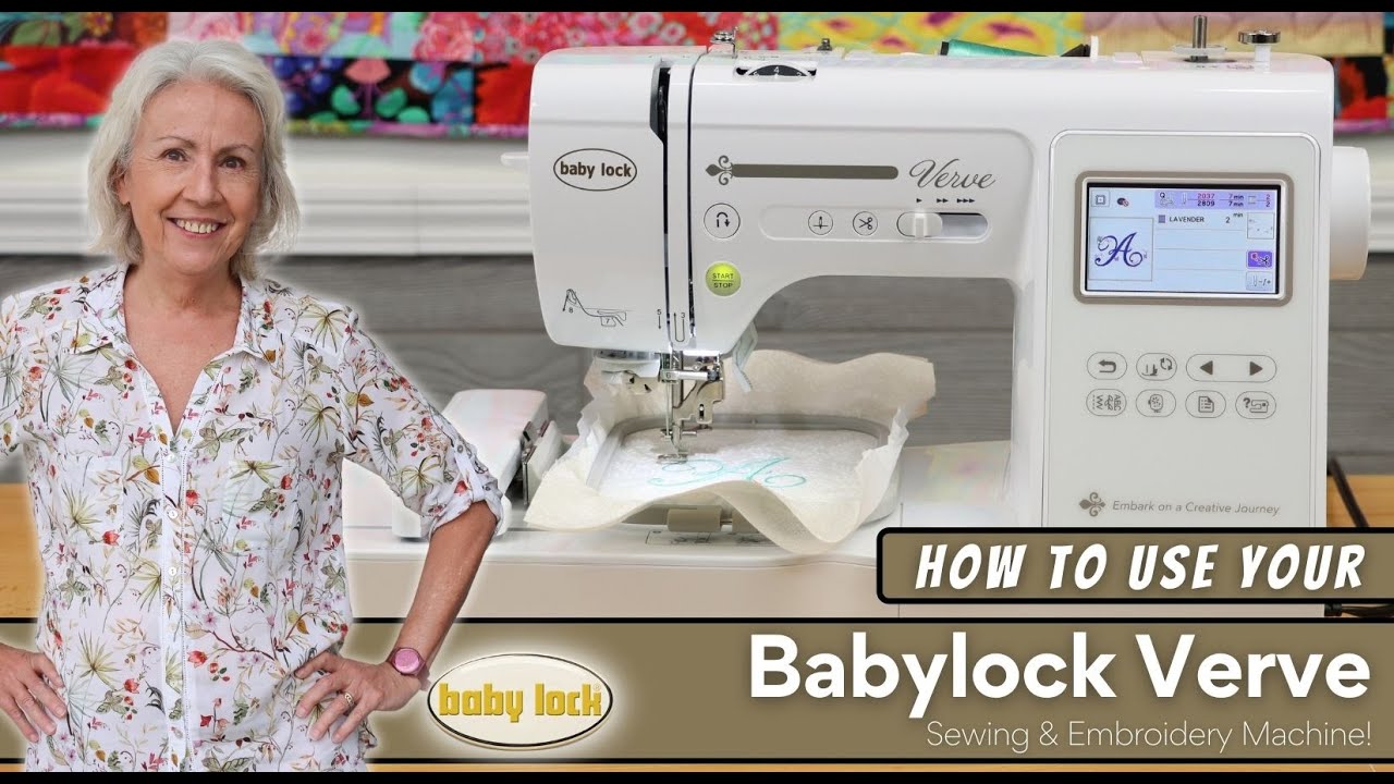 The Best Embroidery Machines for Beginners Babylock Verve Review