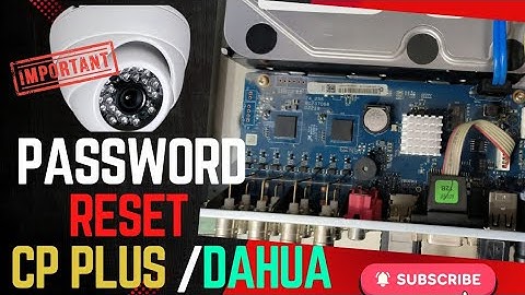 How To DVR/NVR Password 🔑/Hikvision/Dahua/Cpplus#Cctv #ipcamera #1k 