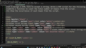 BCA-PHP program to check occurrences of a string