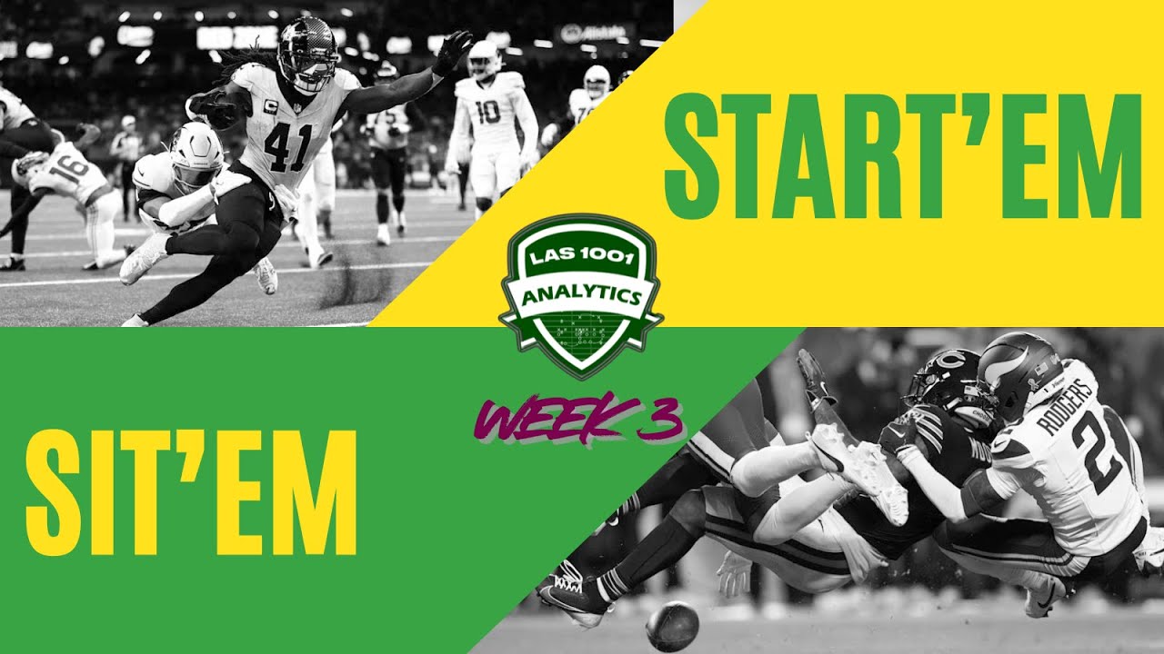 Start'em-Sit'em Week 3