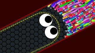 Slither.io Lucky Giant Snake vs 727227 Snakes Epic Slitherio Best Gameplay! #4