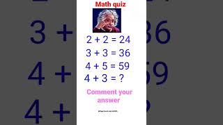 Maths quiz #youtube #shorts #short #shortvideo #shortsvideo #shortsviral #youtubeshorts