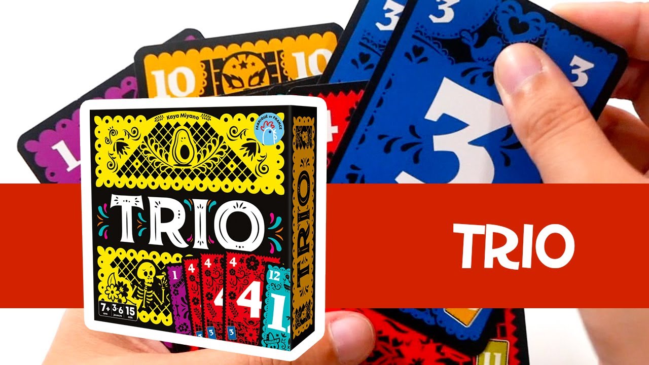 Trio - jeu de déduction et de mémoire cocktail games 