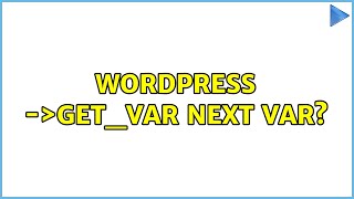 Wordpress: $wpdb-＞get_var next var?