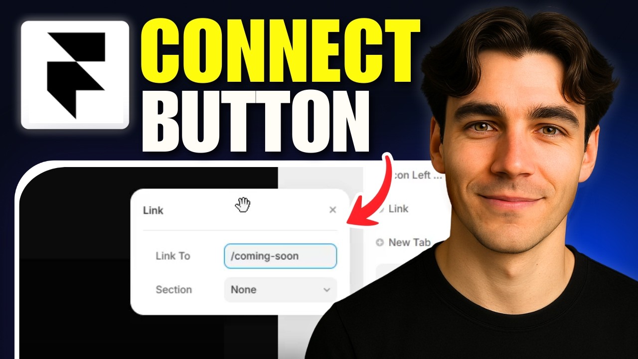 How To Connect A Button To Another Page In Framer (Tutorial 2026) - YouTube