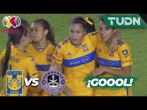 ¡PAREN LA GOLEADA! Ovalle firma doblete | Tigres 6-0 Mazatlán | AP2023 Liga Mx Femenil J3 | TUDN