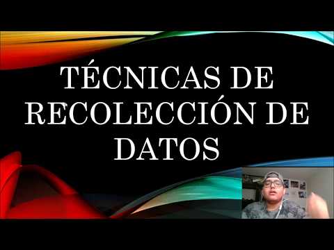 Técnicas de recolección de datos y La Encuesta