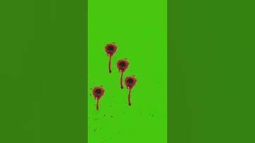 Thumbnail of Gun Bullet Fire Blood Green Screen Video effects Effects (gun fire blood free green screen)