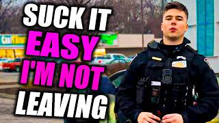 Ego-Driven Rookie Cop Gets OWNED & DISMISSED – HUGE FAIL! First Amendment Audit