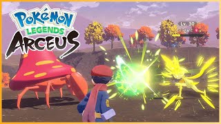 Dancing With Lilligant! Boss Fight To Get The Meadow Plate  | Pokémon Legends: Arceus