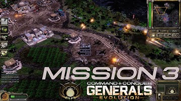 C&C Red Alert 3: Generals Evolution Mod BETA 0.21 - Custom Campaign | GLA Mission 3 - Green Plague