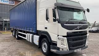 VOLVO FM370 *EURO 6* 26 TONNE CURTAINSIDER 2017 - GD66 VKR screenshot 1