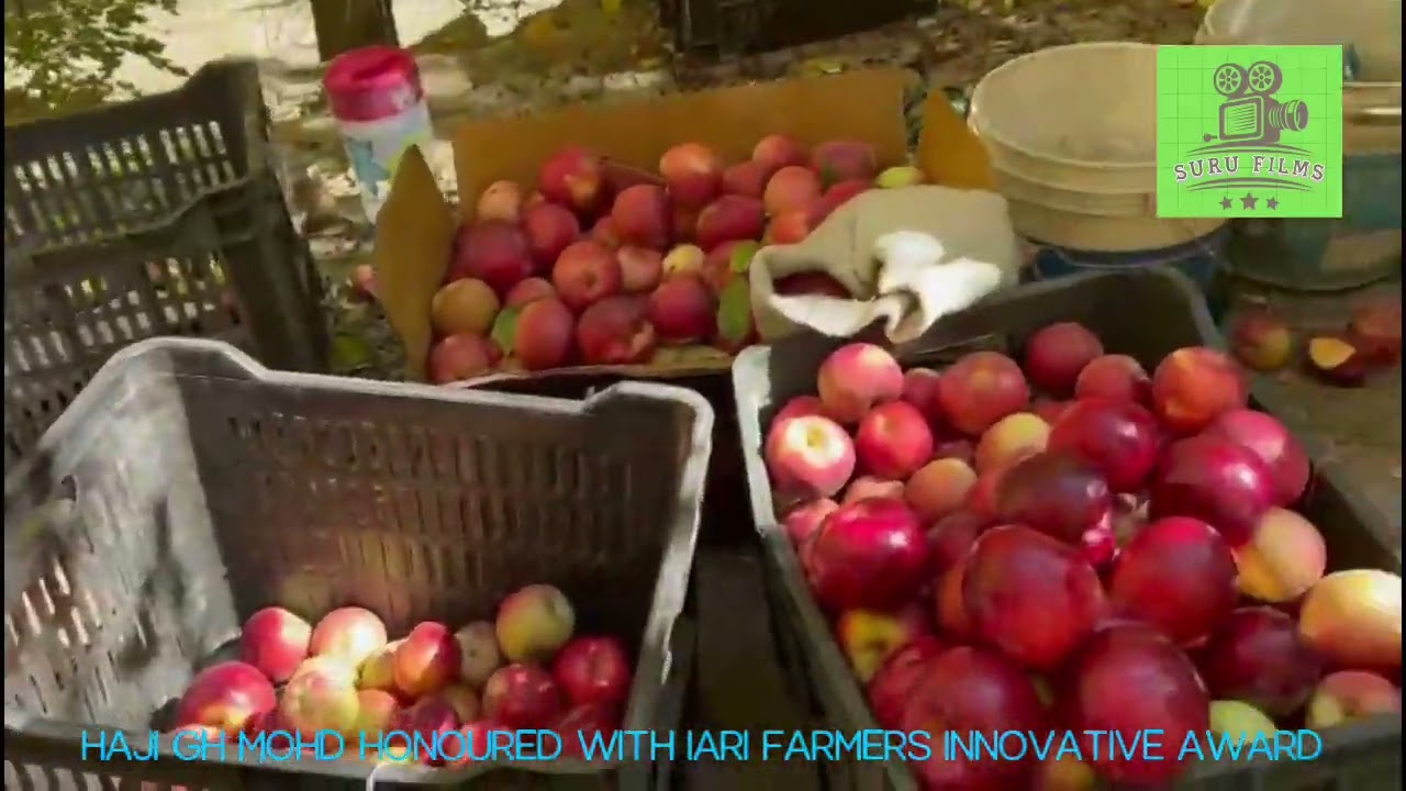 Renowned progressive farmer Haji Gh Mohd honoured with the prestigious farmers award