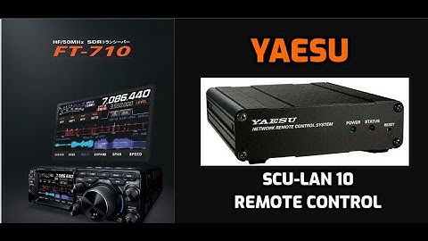Yaesu SCU-LAN10 Remote Control System