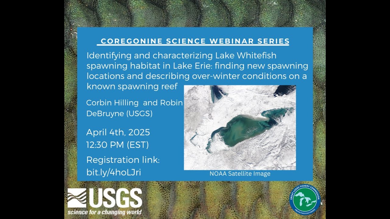 Identifying and characterizing Lake Whitefish spawning habitat in Lake Erie