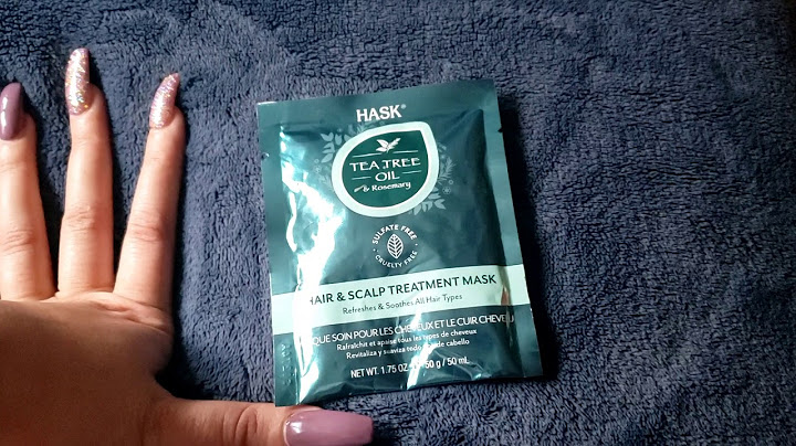 Hask tea tree oil and rosemary hair and scalp treatment