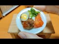 Miniature Food#83 hamburg steak - cooking / ハンバーグ / 햄버그