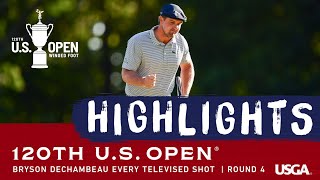 2020 U.S. Open, Round 4: Bryson DeChambeau | Every Televised Shot