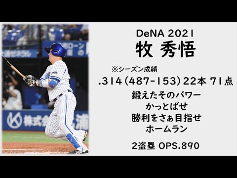 【応援歌】12球団最後のルーキー規定打席到達者メドレー