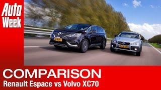 Renault Espace vs Volvo XC70