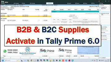 B2B & B2C HSN Breakup Summary in Tally Prime 6.0 From 1st May 2025 GSTR 1 Report