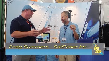 SailTimer Bluetooth Solar Powered Wind Instrument With Craig At The 2018 Annapolis Boat Show!