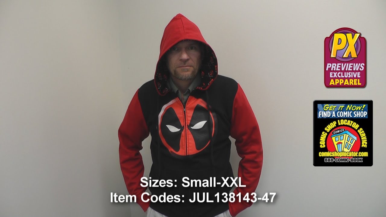 Deadpool Logo PREVIEWS Exclusive Zip Hoodie