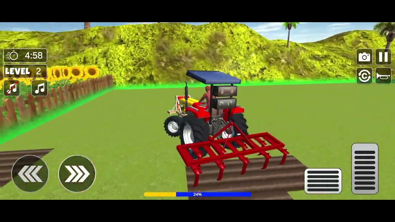 Indian Farming tractor attachment indian vehicles simulator 3D part 3