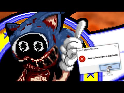 THIS SONIC.EXE GAME TRIED TO TURN ON MY WEBCAM AND HACKED MY PC.. - Sonic.EYX