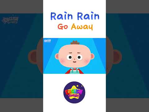 Rain, Rain, Go Away - Nursery Rhymes - Animation Kids song with Lyrics #shorts