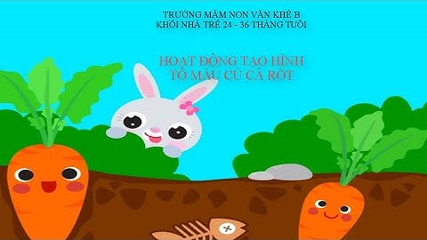 Tô màu củ cà rốt