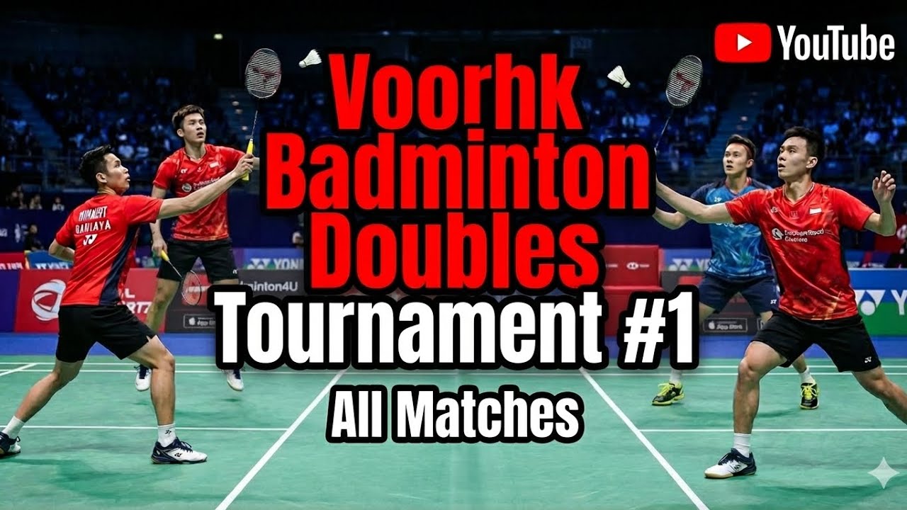 Voorhk Badminton Doubles Tournament #1 | All Matches - YouTube