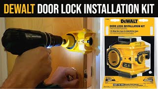 DeWalt Door Lock Installation Kit - Unboxing, Demo & Review