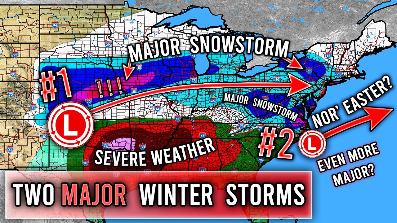 Two Upcoming Major Winter Storms? - YouTube