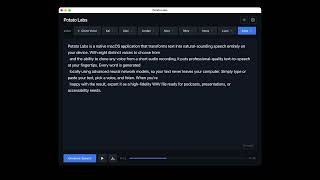 Potato Labs Demonstration - Built-in voice Sage screenshot 1