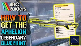 Arc Raiders Stella Montis Secret Area How To Get The Aphelion Legendary Blueprint Farm Guide