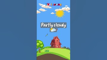 Wow! It’s Partly Cloudy – Fun Weather Learning for Kids! #WeatherForKids #PreschoolWeather #kids