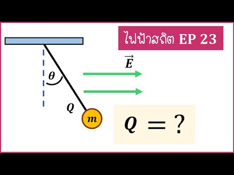 ไฟฟ้าสถิต ( Ep23) : ประจุไฟฟ้าบนวัตถุมีค่าเท่าไร (โจทย์ ฟิสิกส์)