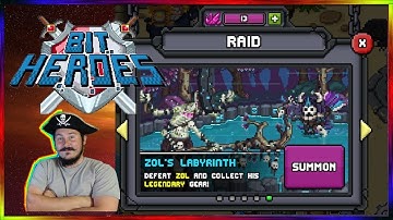 💀Bit Heroes 💯 | FInally in RAID 5 | #116 | Zol
