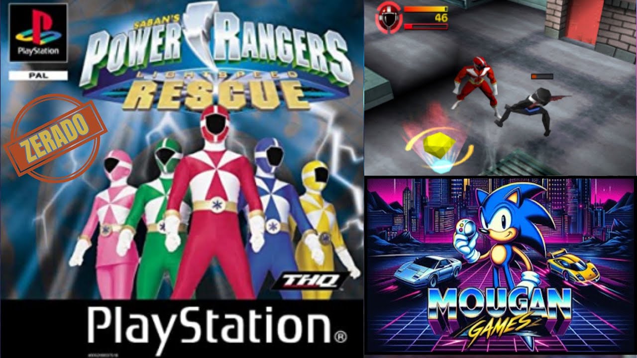 Power Rangers: Light Speed Rescue [Ps1] Até Zerar - YouTube